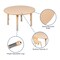 Flash Furniture Round 33 W, 33 L, 23.75 H, Plastic, Steel, Brown YU-YCX-0073-2-ROUND-TBL-NAT-R-GG - alternate 8